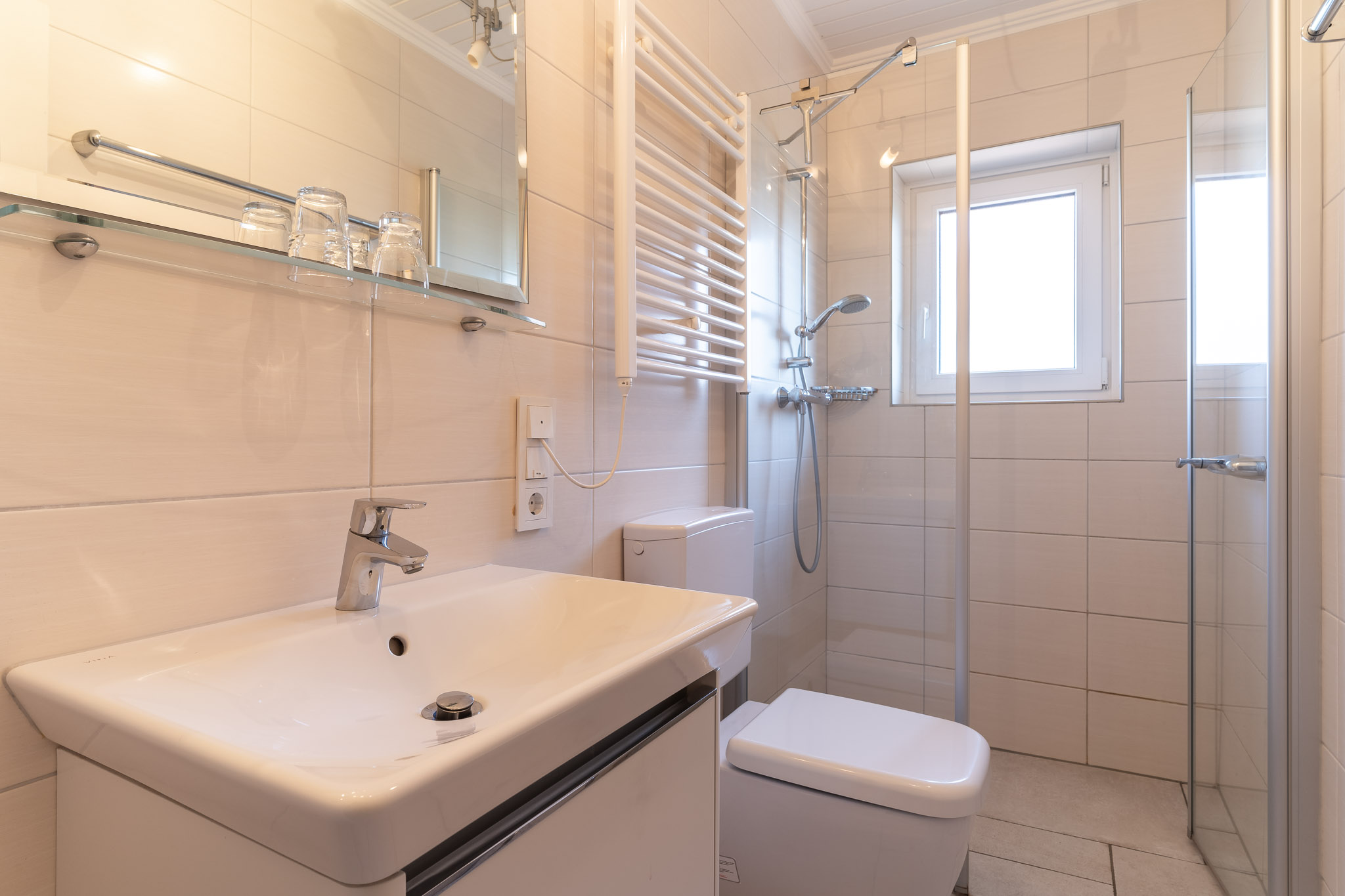 Ferienwohnung Erdgeschoss Bad