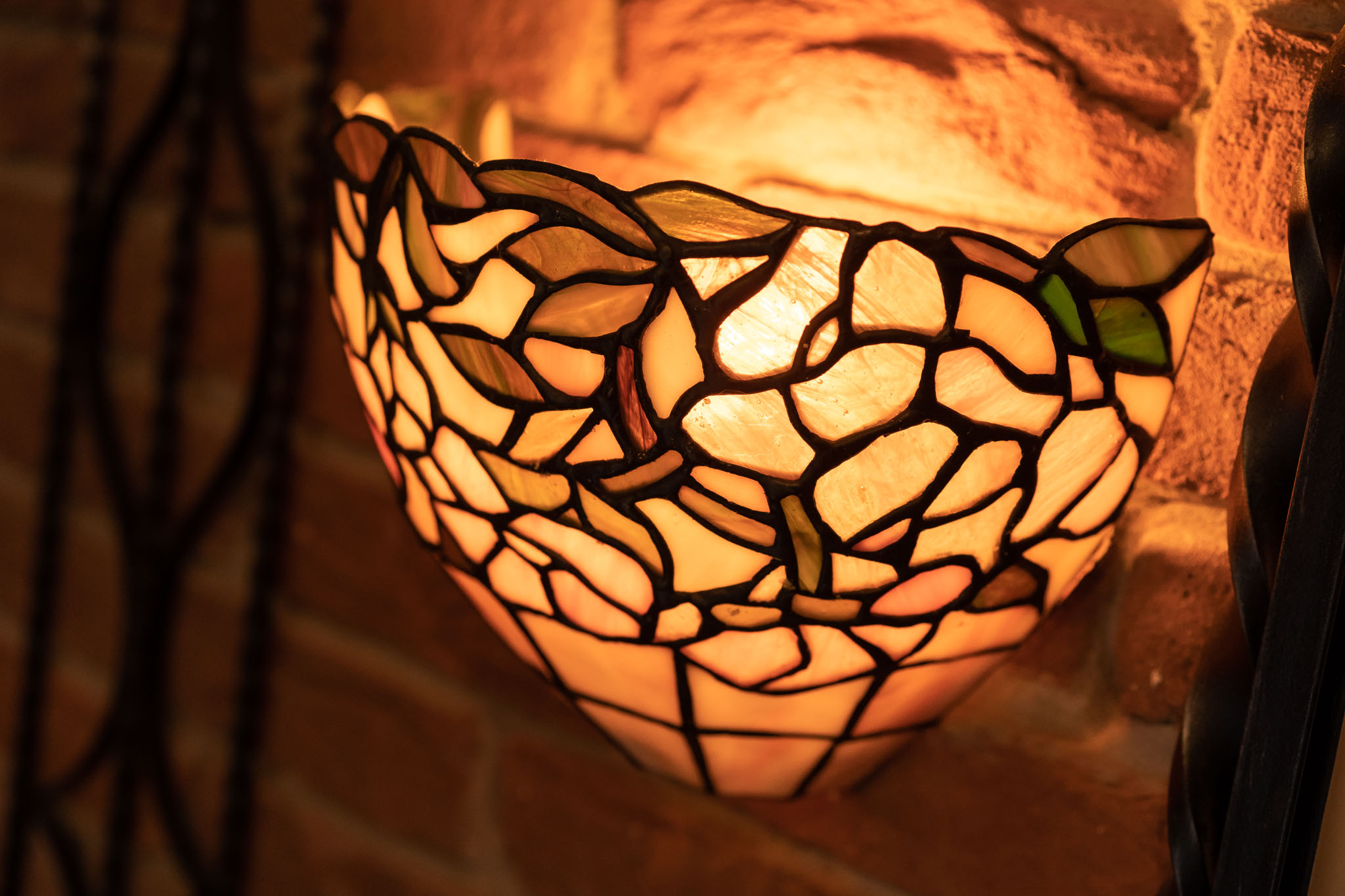 Komfort-Ferienwohnung Lampe