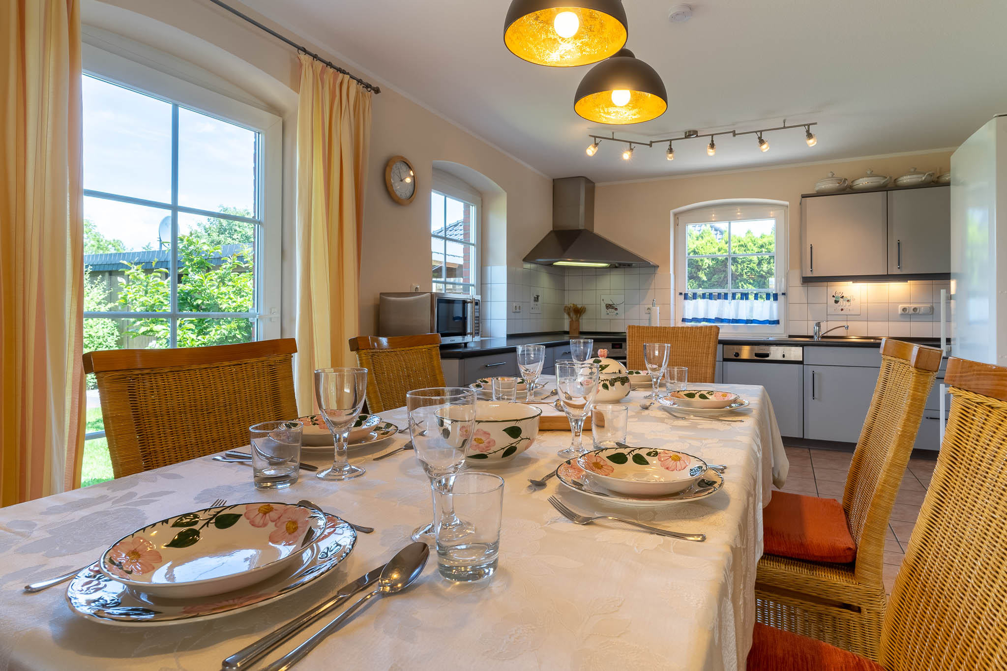 Ferienhaus Wildrose Esstisch