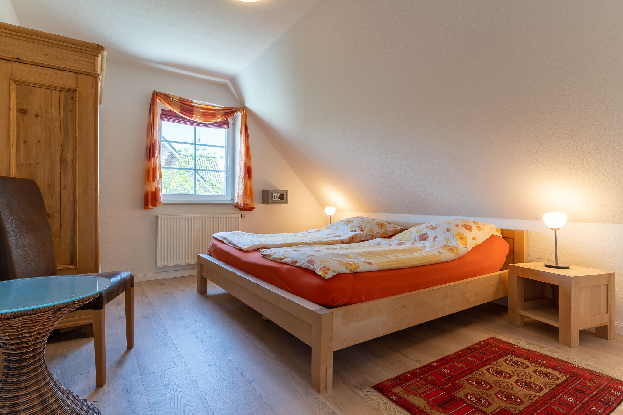 Ferienhaus Wildrose Schlafzimmer1